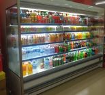 Tipo refrigeratore aperto del dispositivo di raffreddamento di aria di Multideck per la verdura della bevanda/frigorifero commerciale dell'esposizione