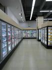 vetrina congelata supermercato bianco di colore dell'esposizione del congelatore del supermercato 5Door