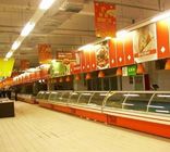 Il supermercato della macchina di fabbricazione di ghiaccio proietta il sistema