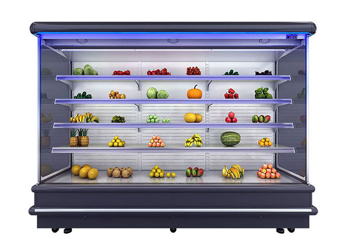 Sistema remoto più fresco dell'esposizione aperta del regolatore di Digital Supermarket Fridge Fruit e di verdure