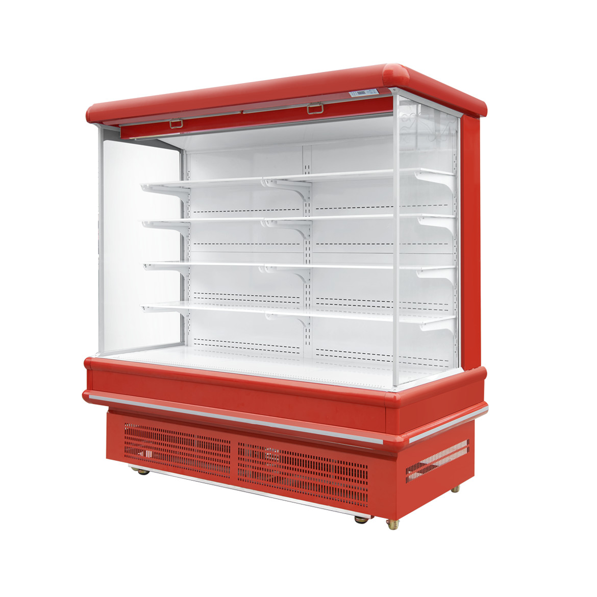 Tipo refrigeratore aperto del dispositivo di raffreddamento di aria di Multideck per la verdura della bevanda/frigorifero commerciale dell'esposizione